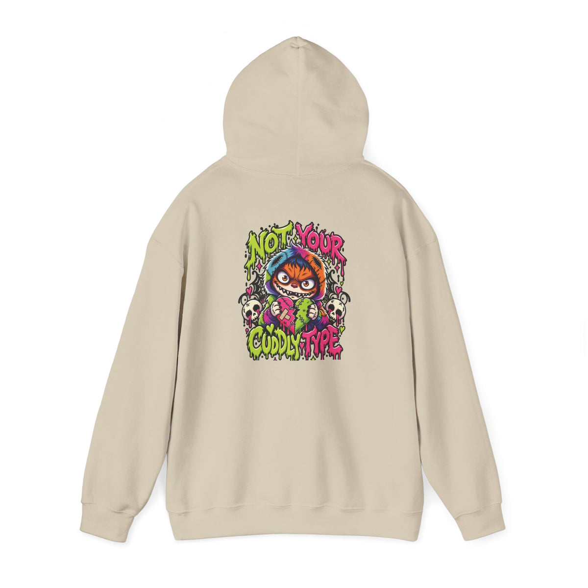 Not Your Cuddly Type Hoodie — Patch Grimm