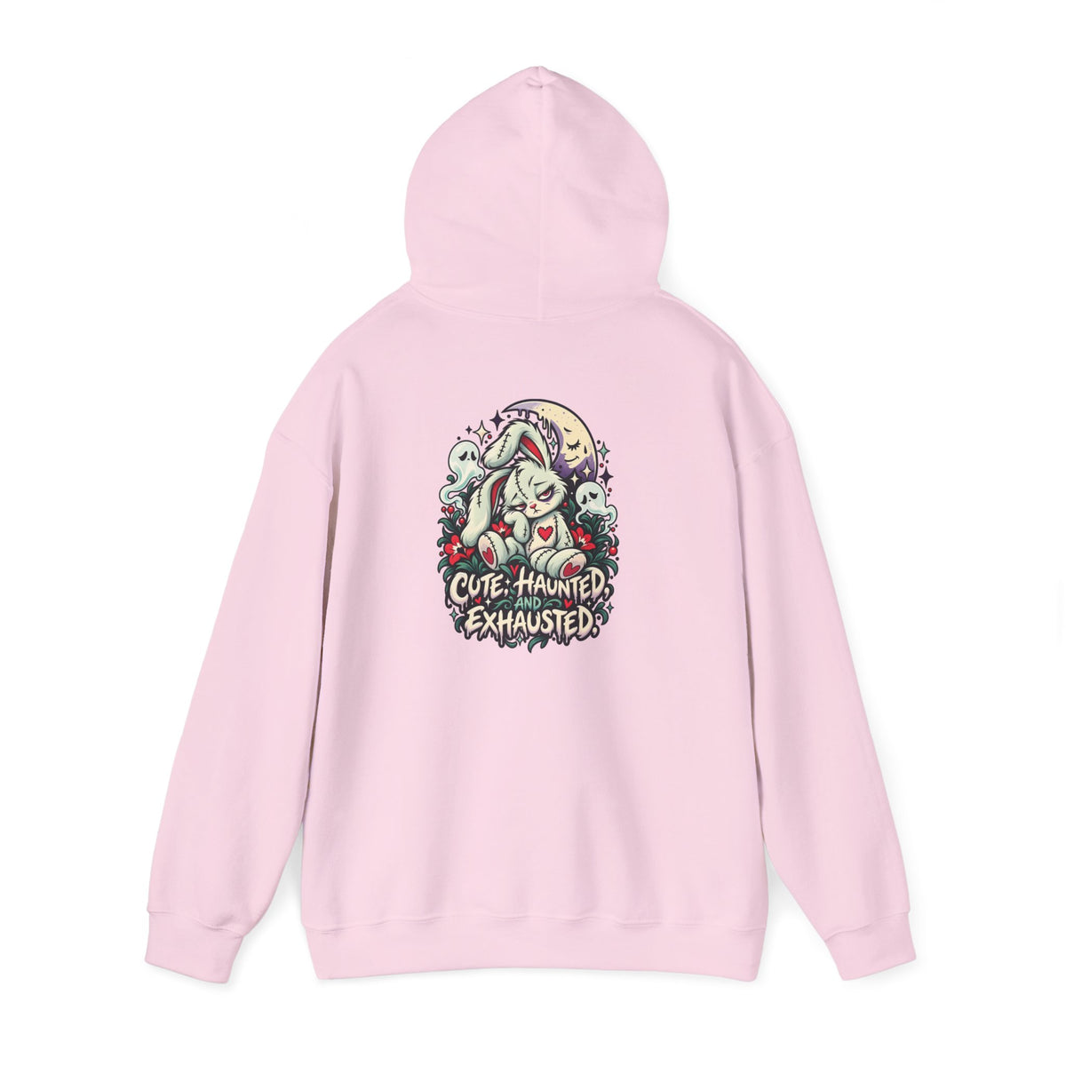 Cute. Haunted. Exhausted. Hoodie — Paranormal Patty