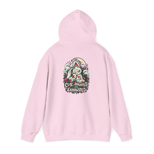 Cute. Haunted. Exhausted. Hoodie — Paranormal Patty