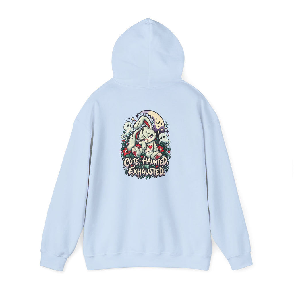 Cute. Haunted. Exhausted. Hoodie — Paranormal Patty