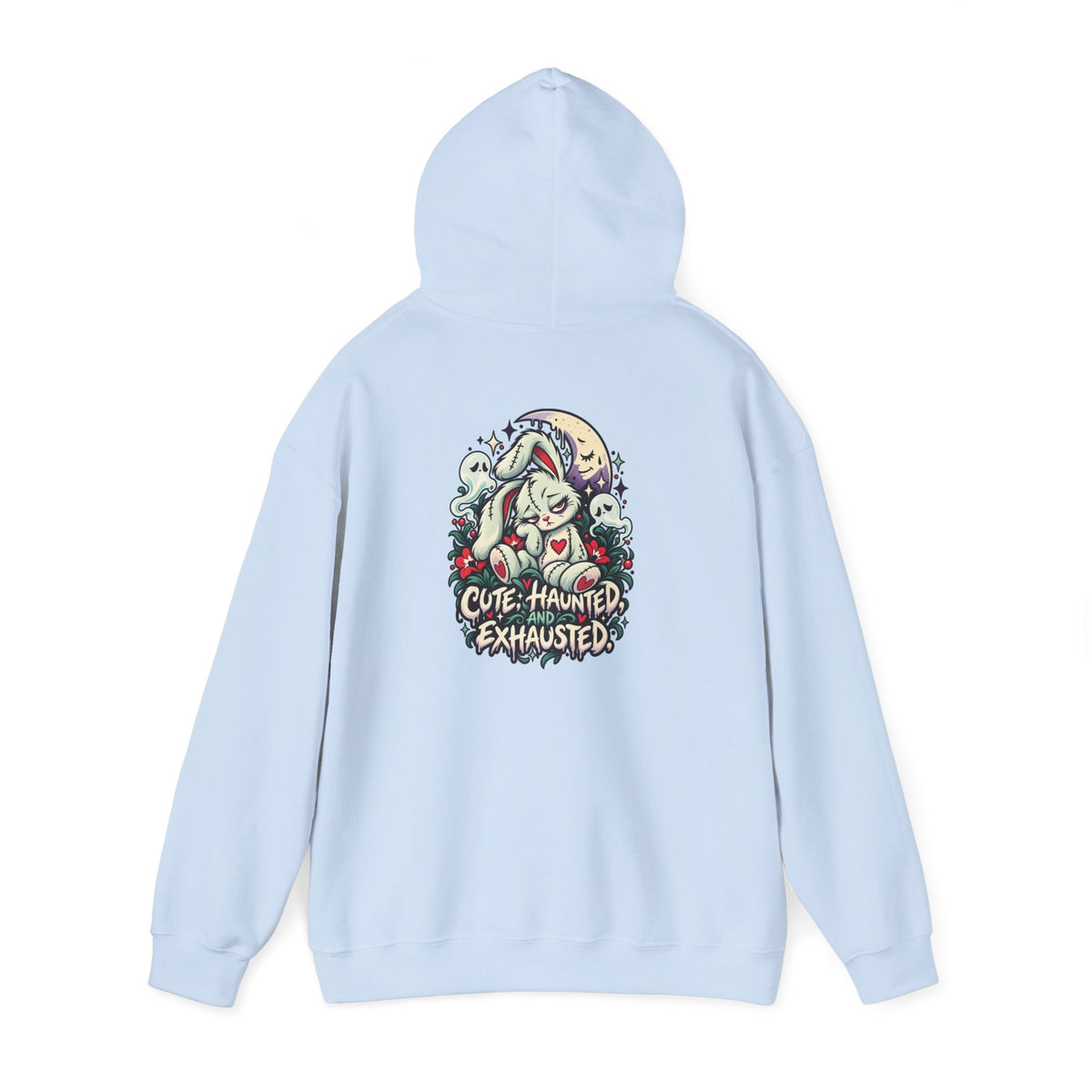 Cute. Haunted. Exhausted. Hoodie — Paranormal Patty