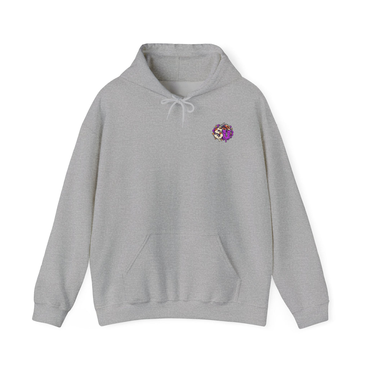 Seasonally Unhinged Essential Hoodie — Patch Grimm