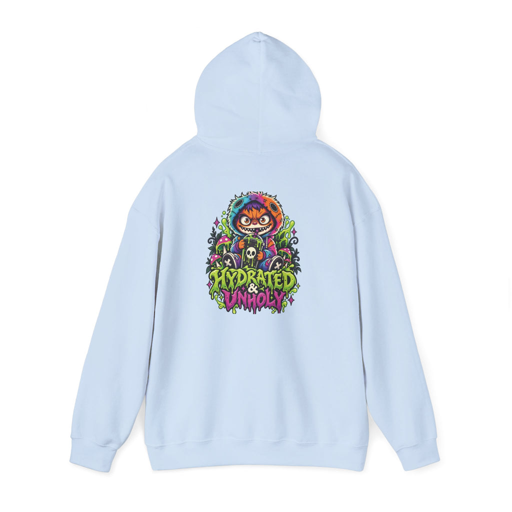 Hydrated & Unholy Hoodie — Patch Grimm