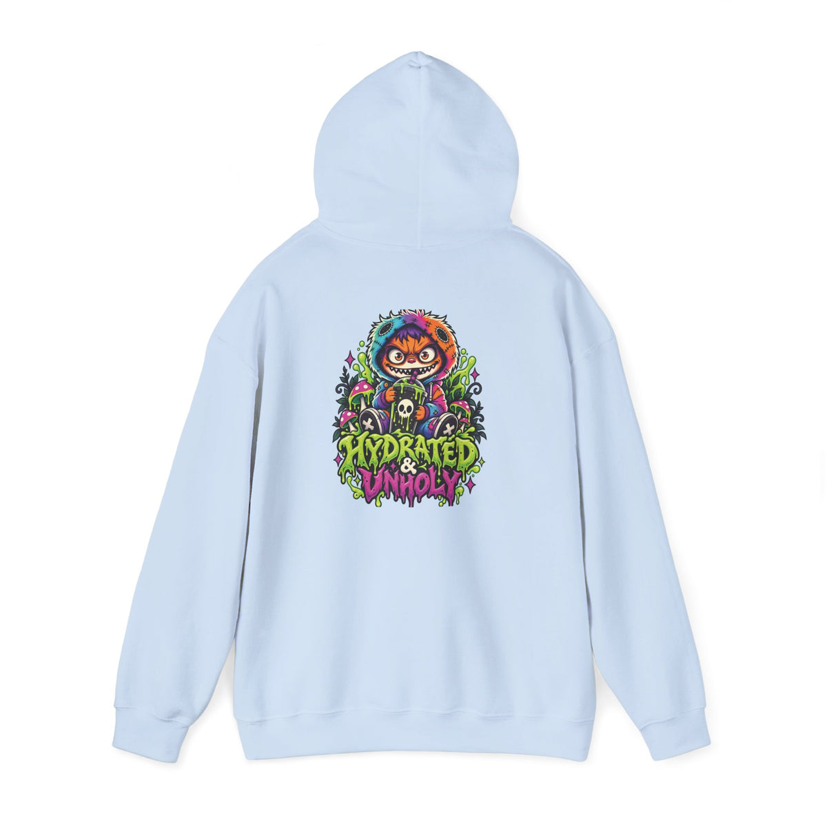 Hydrated & Unholy Hoodie — Patch Grimm