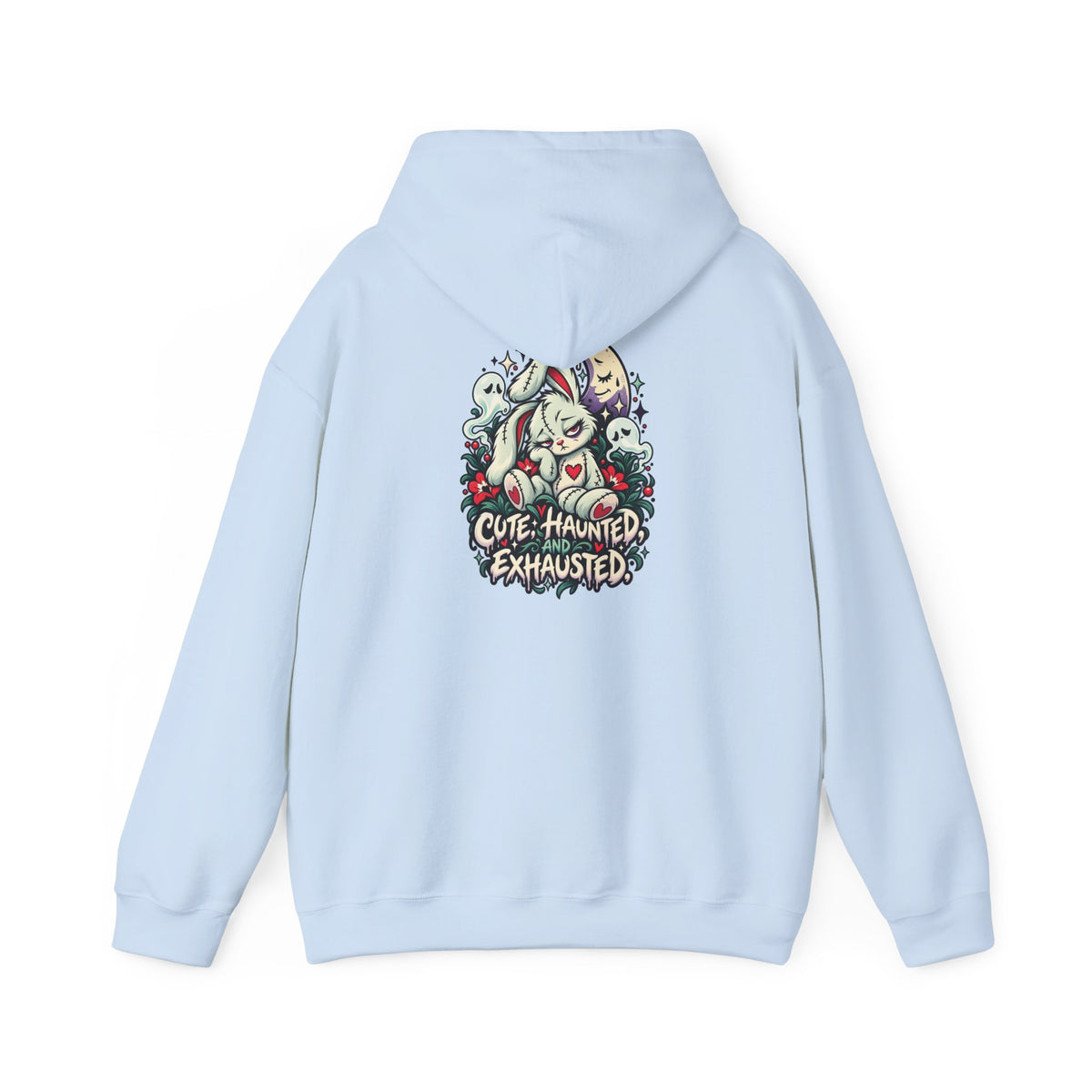 Cute. Haunted. Exhausted. Hoodie — Paranormal Patty