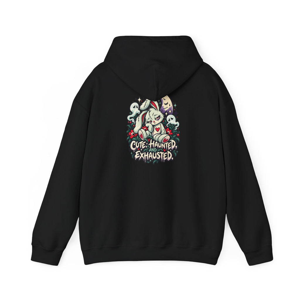 Cute. Haunted. Exhausted. Hoodie — Paranormal Patty