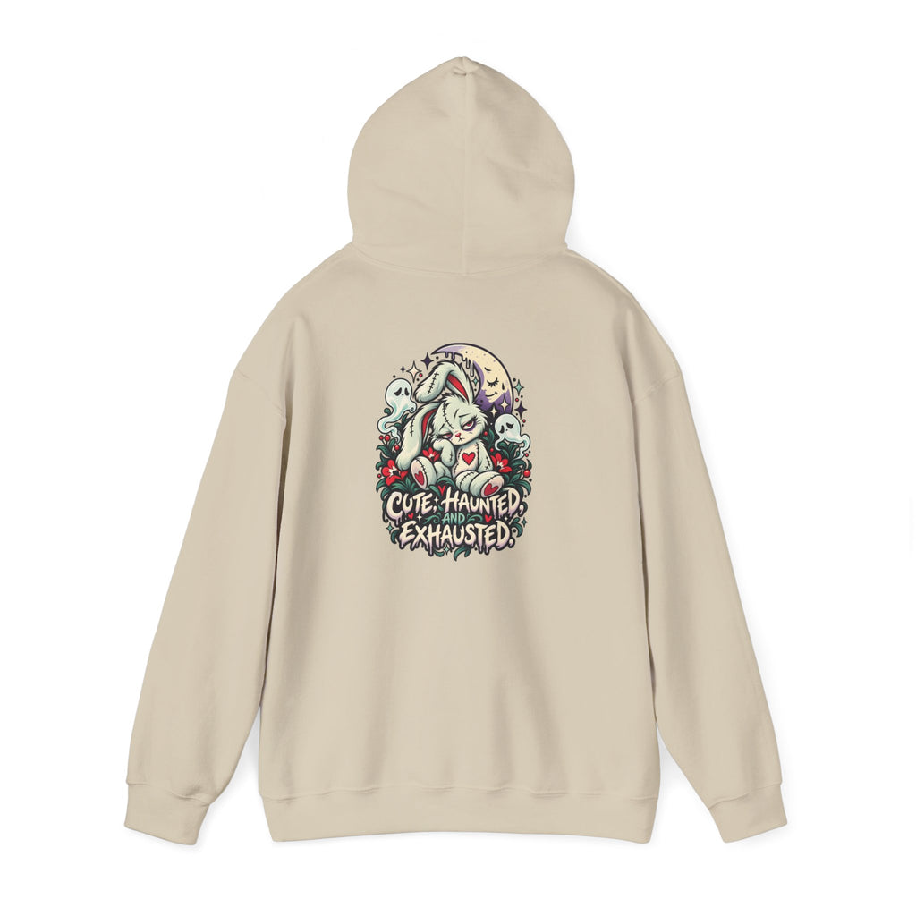 Cute. Haunted. Exhausted. Hoodie — Paranormal Patty