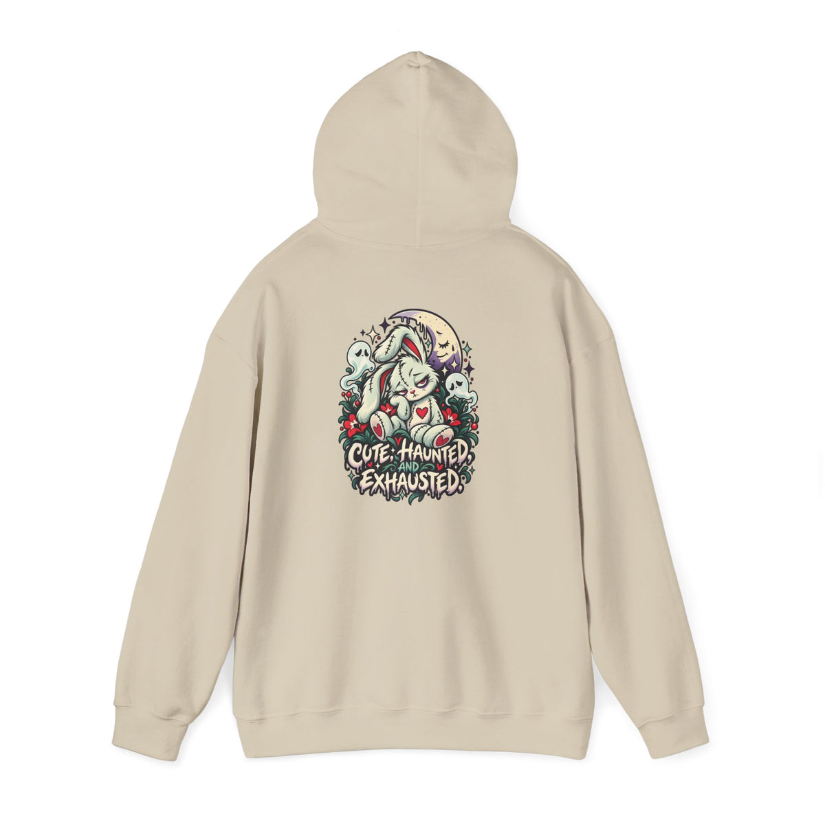 Cute. Haunted. Exhausted. Hoodie — Paranormal Patty