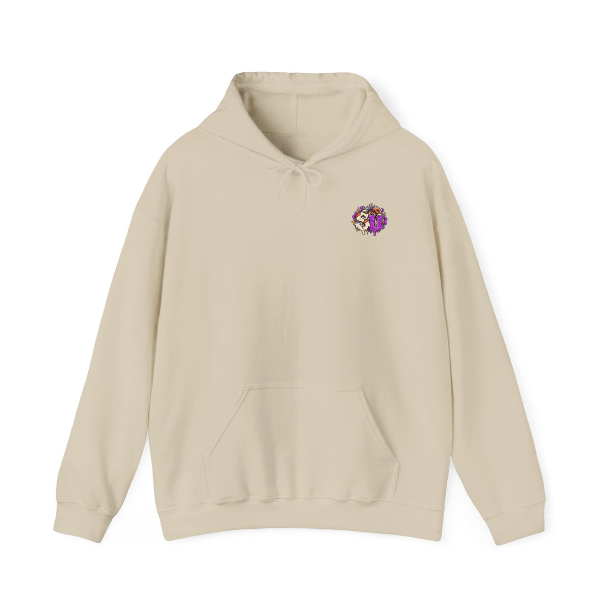 Seasonally Unhinged Essential Hoodie — Patch Grimm