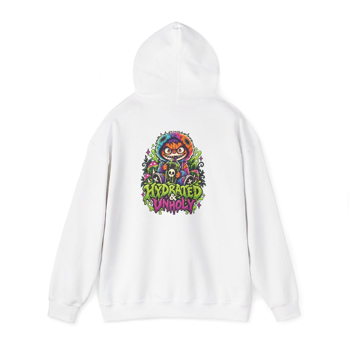 Hydrated & Unholy Hoodie — Patch Grimm