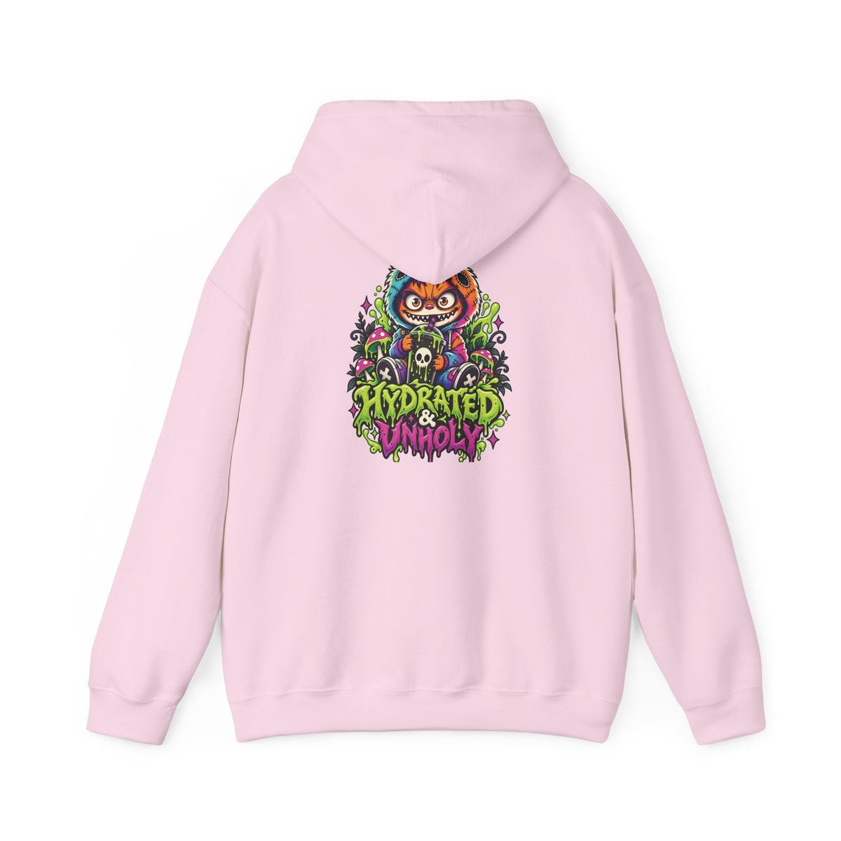 Hydrated & Unholy Hoodie — Patch Grimm