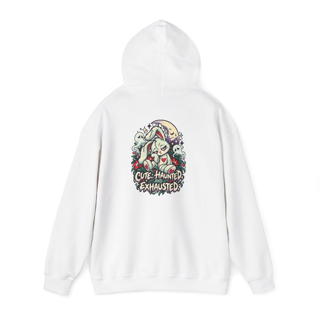 Cute. Haunted. Exhausted. Hoodie — Paranormal Patty