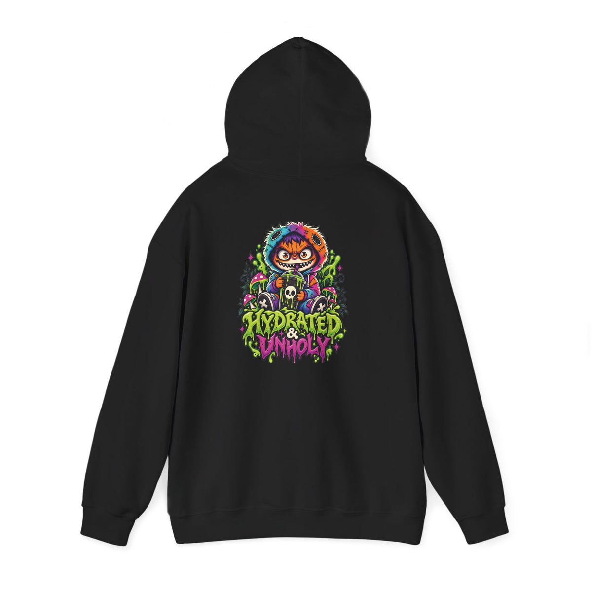 Hydrated & Unholy Hoodie — Patch Grimm