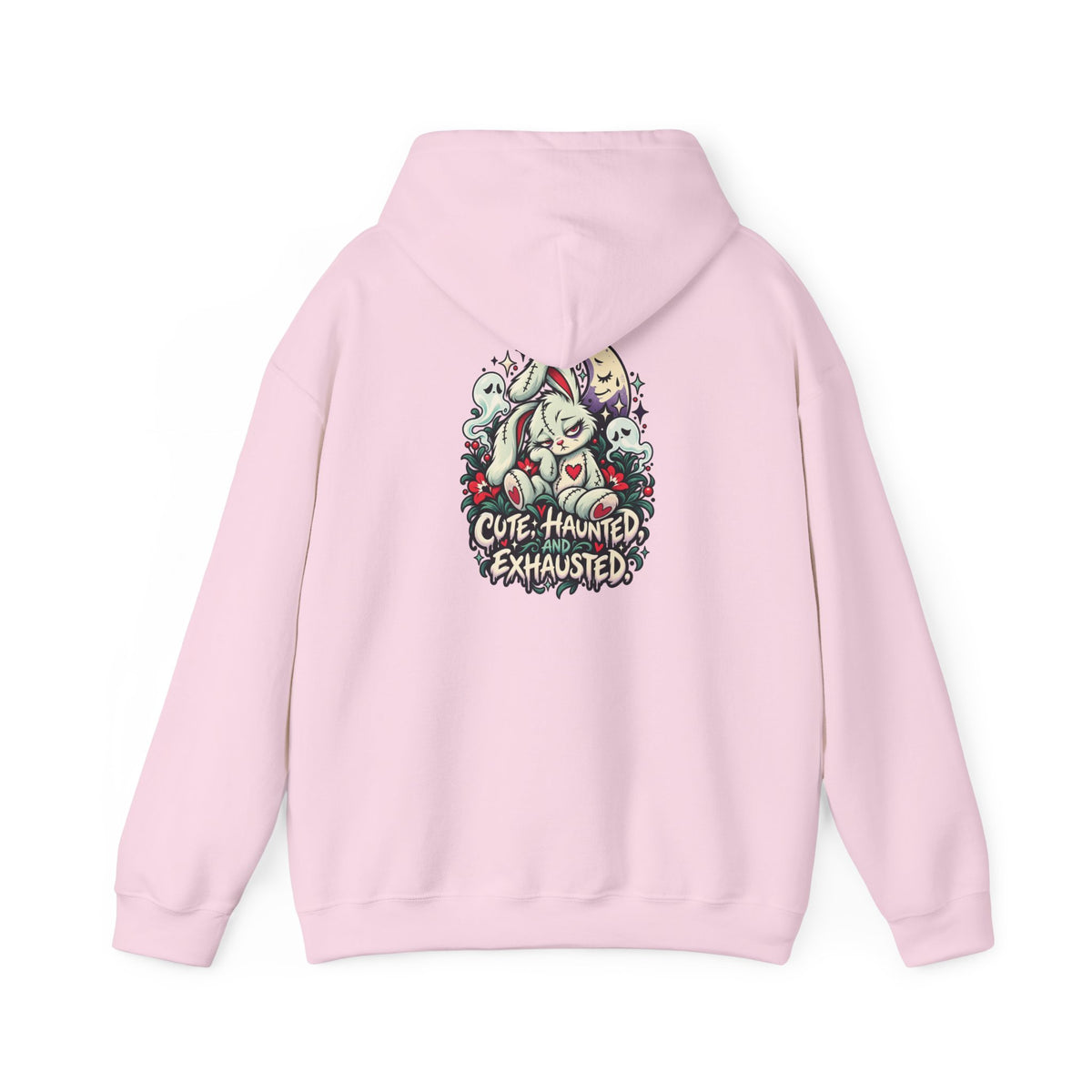 Cute. Haunted. Exhausted. Hoodie — Paranormal Patty