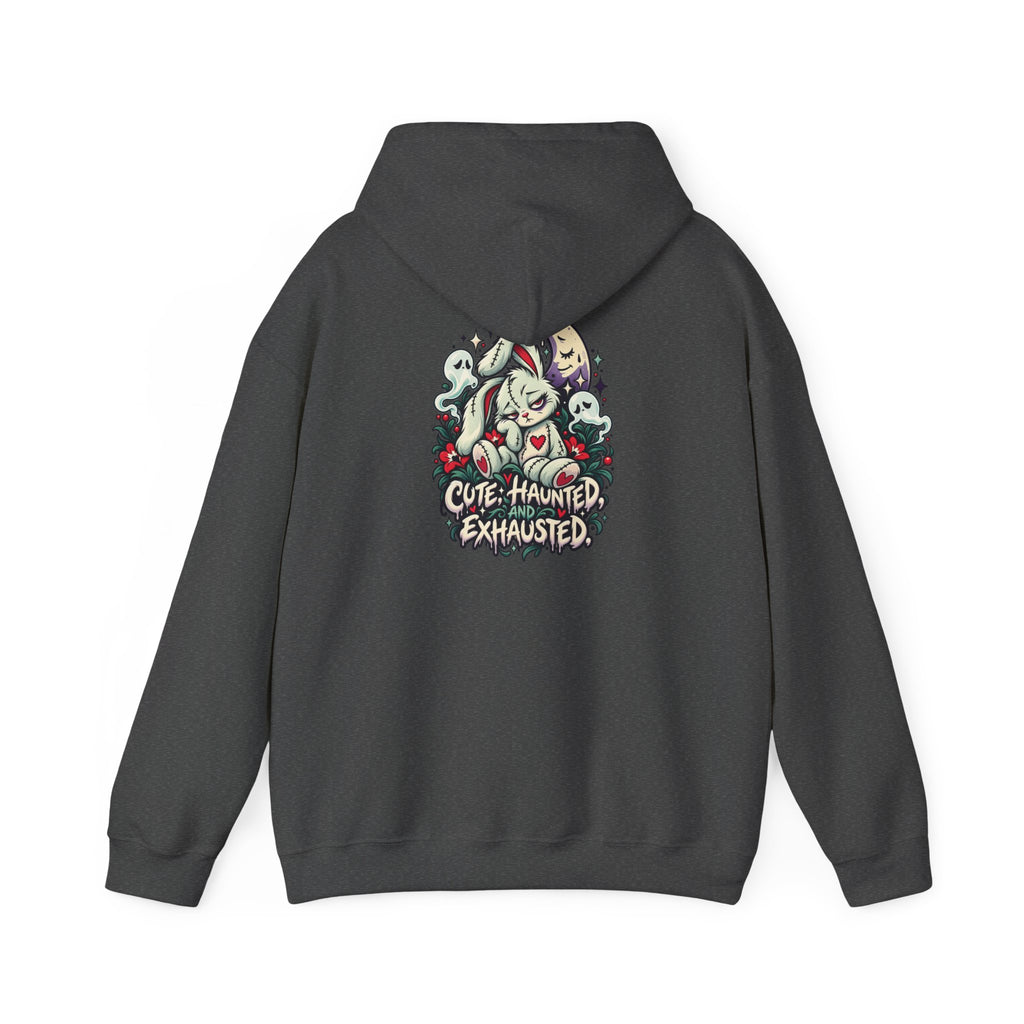 Cute. Haunted. Exhausted. Hoodie — Paranormal Patty