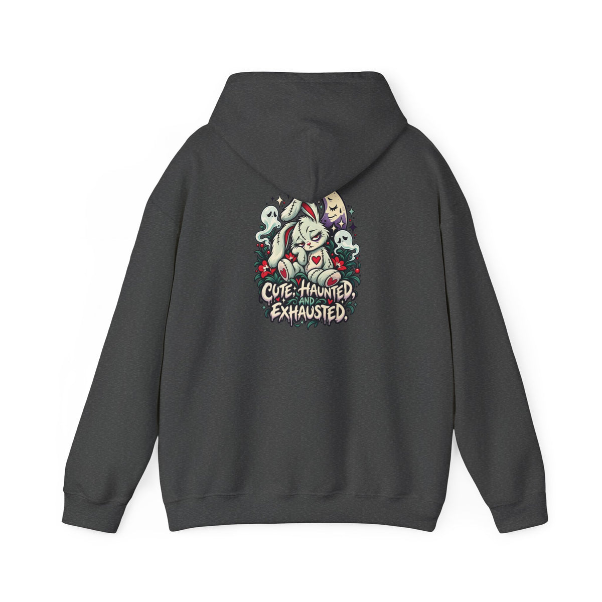 Cute. Haunted. Exhausted. Hoodie — Paranormal Patty