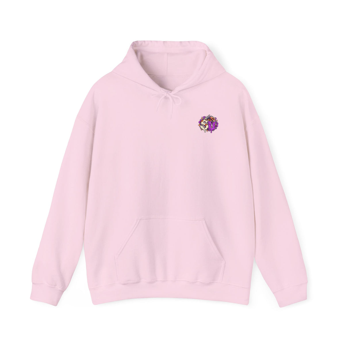 Seasonally Unhinged Essential Hoodie — Patch Grimm